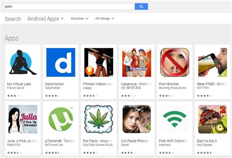 On the app's "Details" page, tap More. . Porn apps in google play